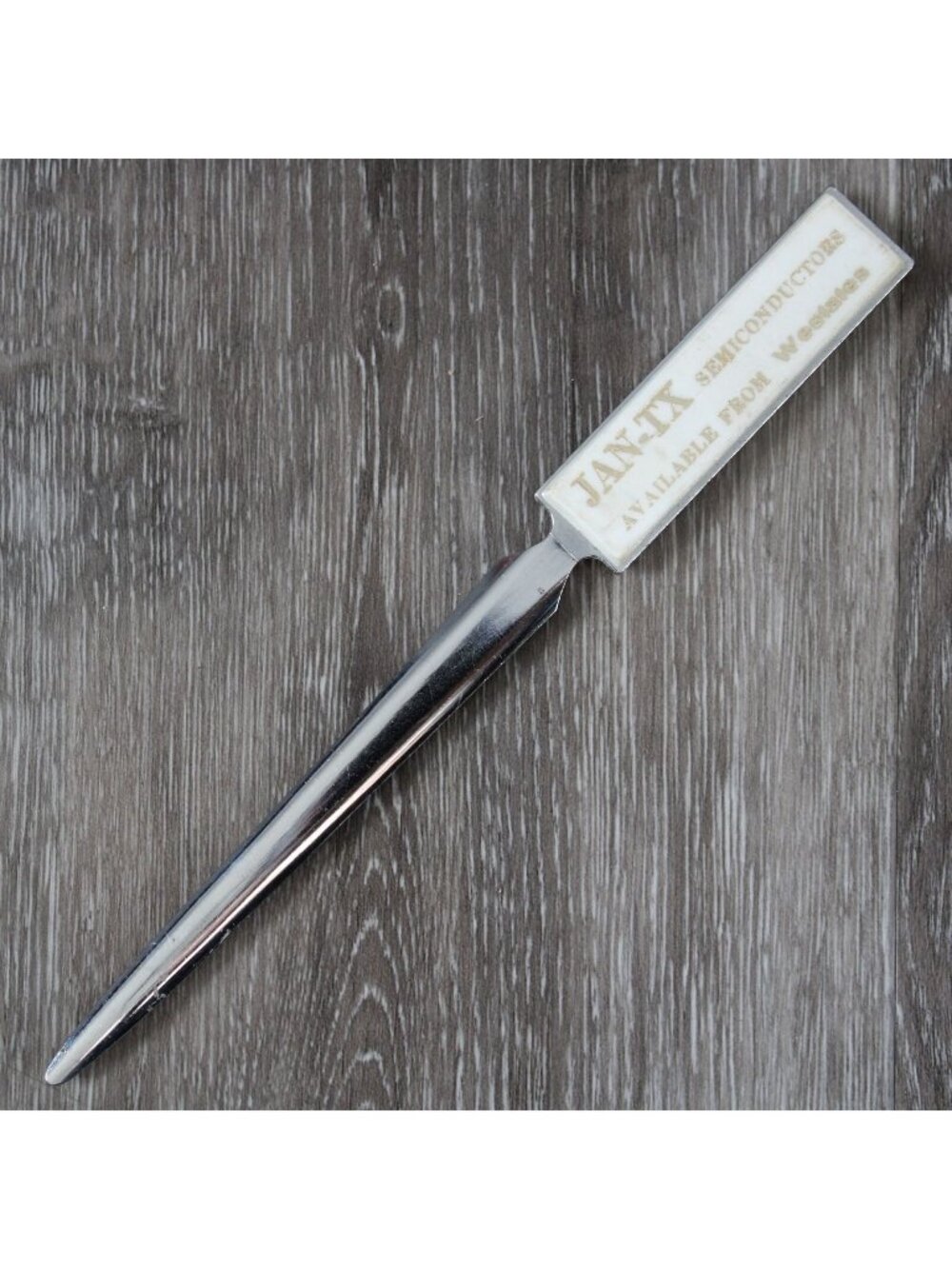 Amelco Westates Jan Tx Semiconductors Metal Letter Opener Business Advertisement